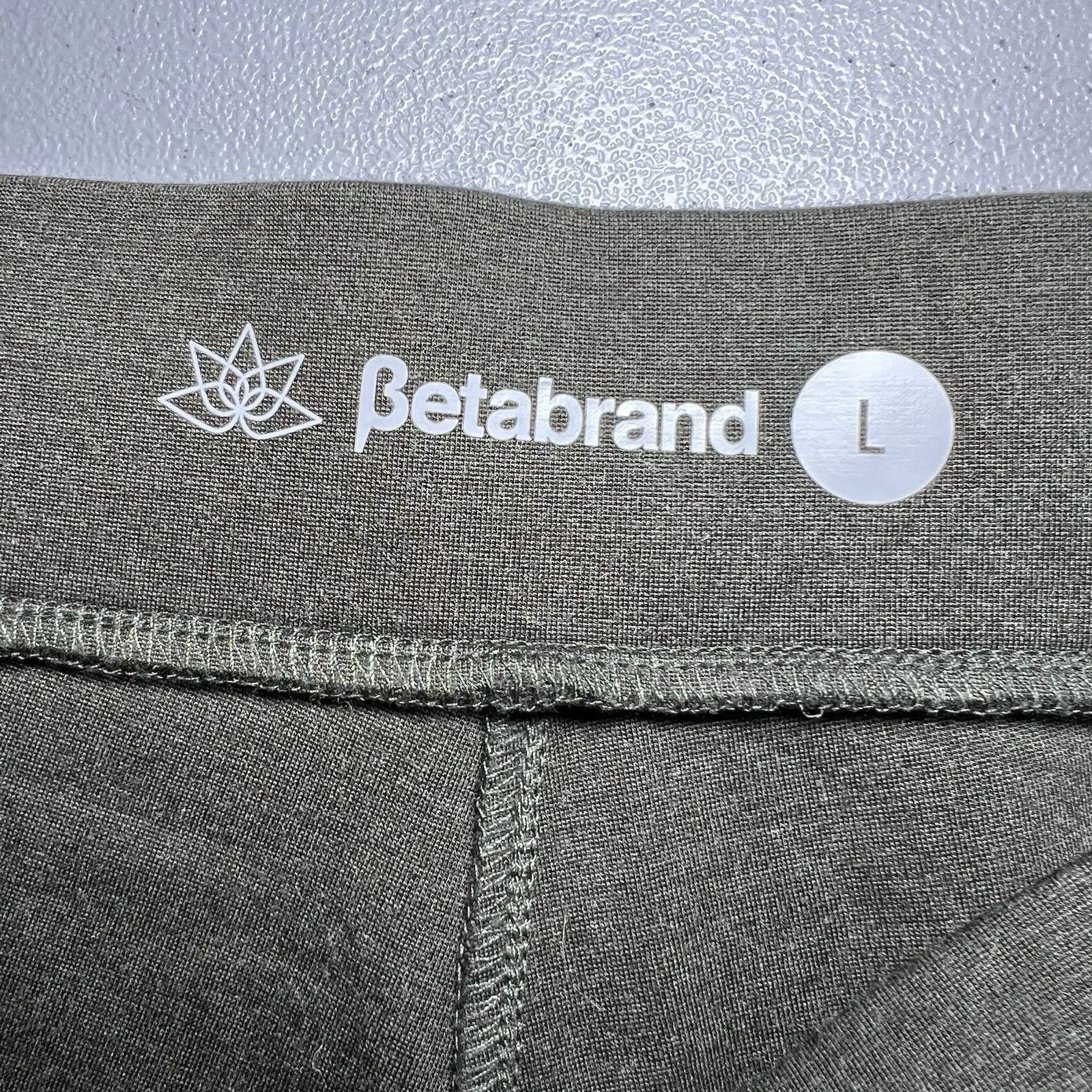 Betabrand Journey Pant Skinny Size Large Olive‎ Green Leggings Athleisure - Image 4