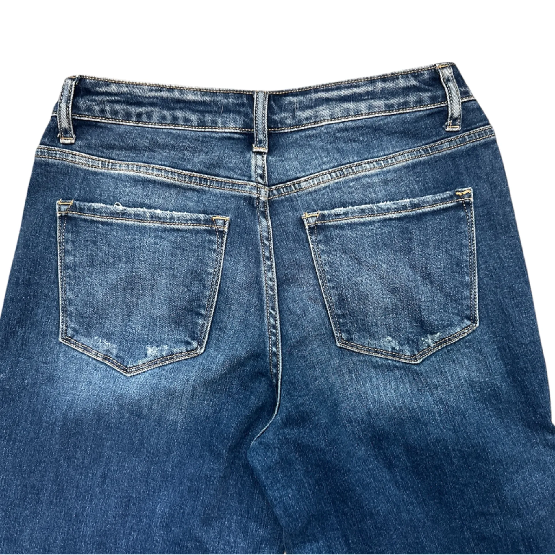 Flying Monkey High Rise Wide Leg Medium Wash Distressed - Image 6