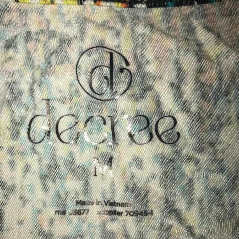 Decree  MULTICOLOR CONFETTI ABSTRACT VIBRANT CHIC DRESS MEDIUM - Image 4