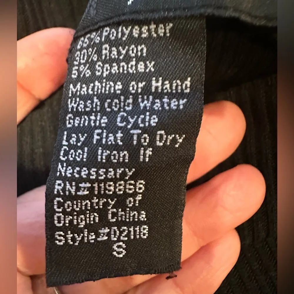 EUC 70’s Vintage hypnotik dress black geometrics abstract short sleeves Sz S Gold - Image 11