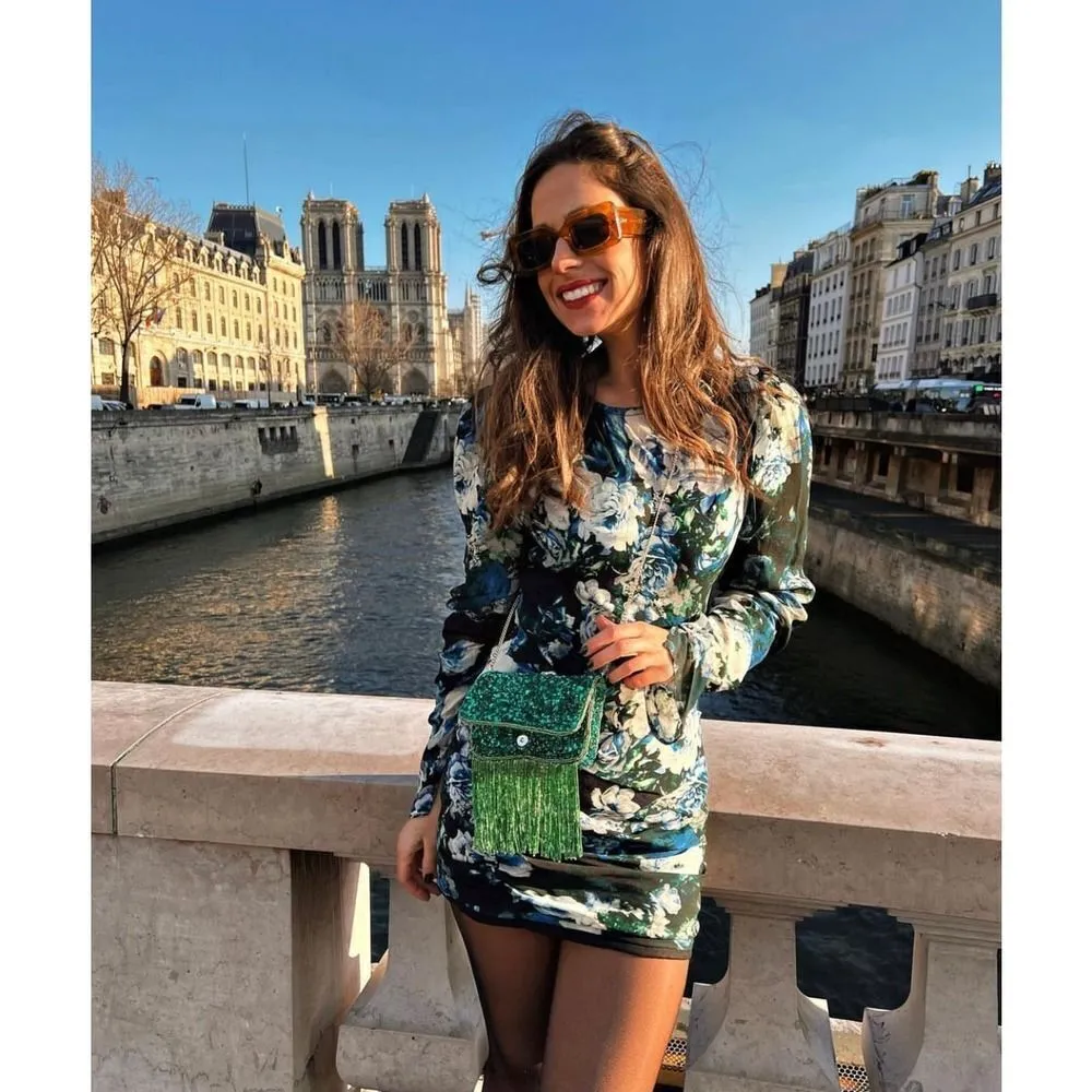 ZARA BLOGGER FAVORITE FLORAL PRINT DRESS - Image 2