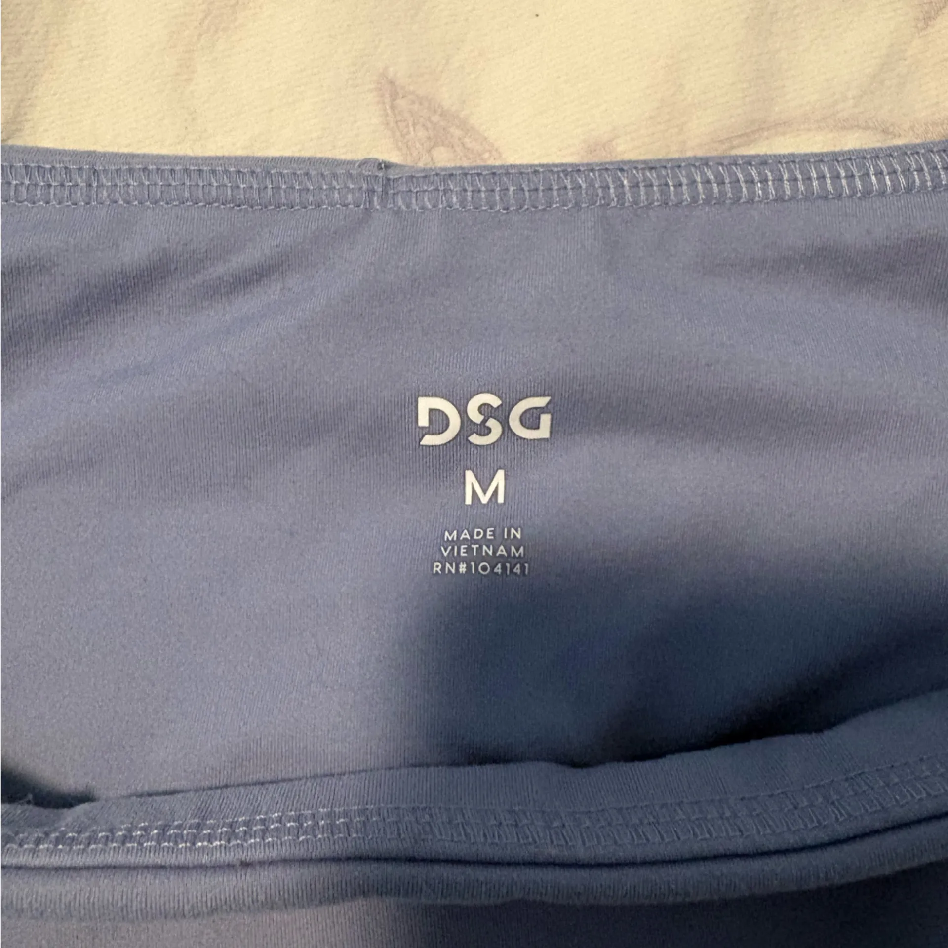 DSG Women's Light Purple Leggings with Ruffle Accents Size M - Image 2