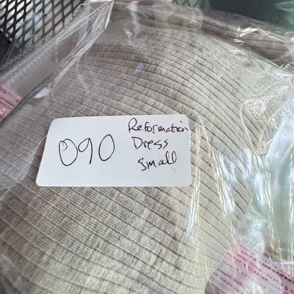 Reformation Elias Mini Dress Marble Grey & White Size Small NWOT sold out!! - Image 11