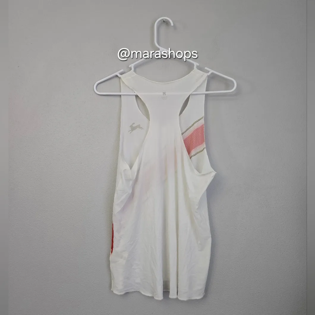 Tracksmith Racerback Singlet Tank Red Size M - Image 4