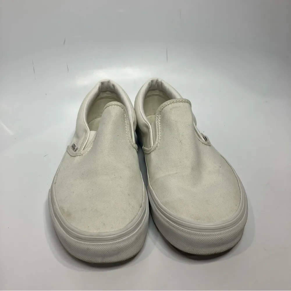 Vans‎ all white slip on shoes unisex sizes - Image 2