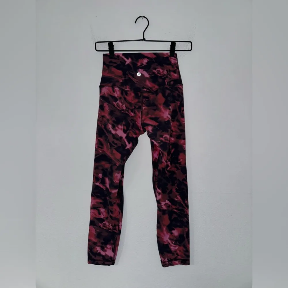 Lululemon Align HR Crop 23” 4 Intensity Pink Blossom Multi - Image 3