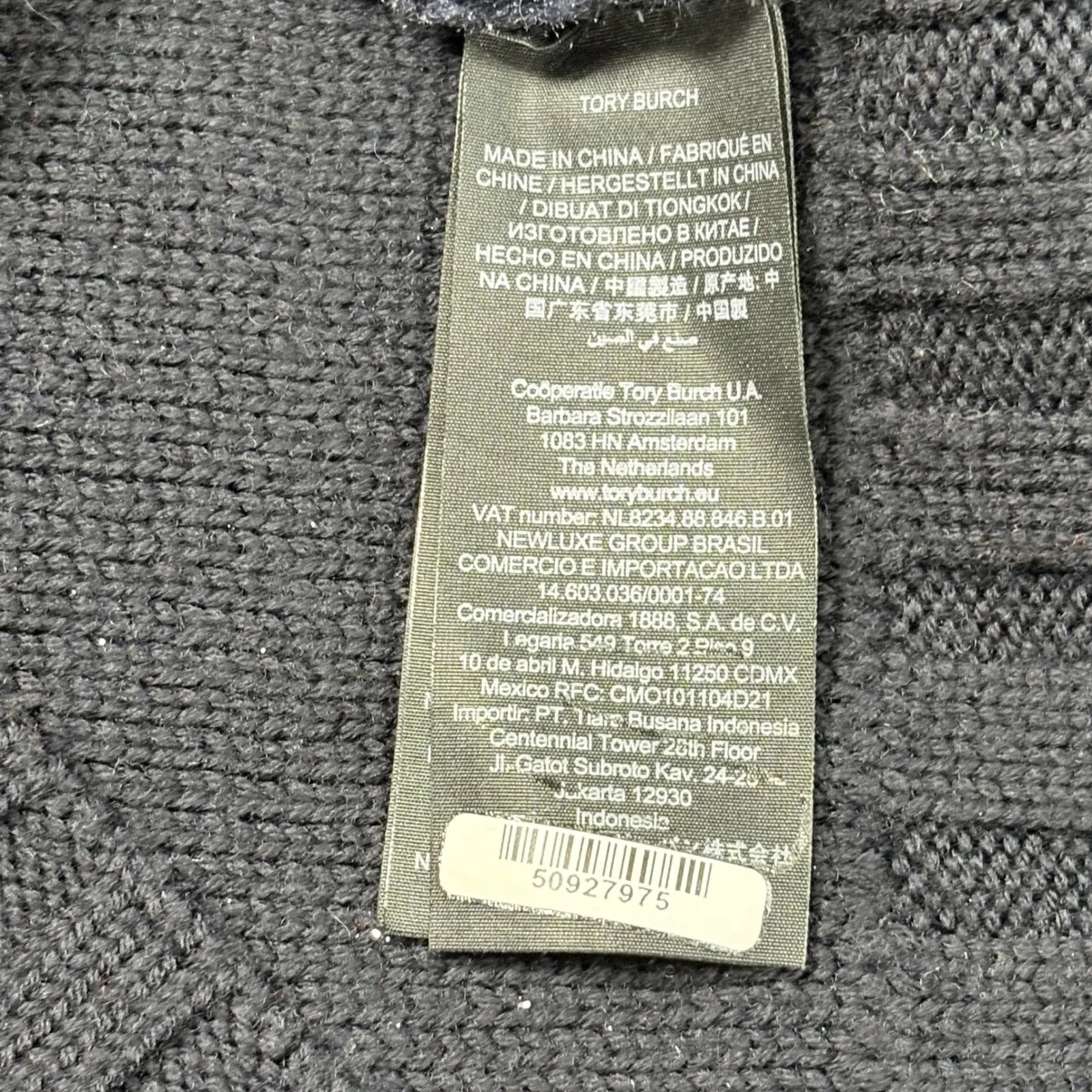 Tory Burch Lurex Metallic Sweater XXS Merino Wool Blend Oversized Holiday Party - Image 7