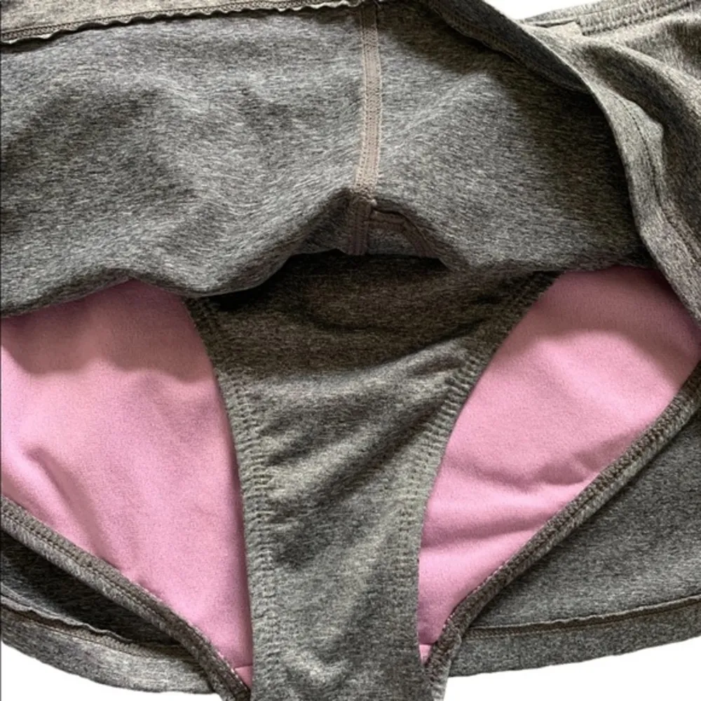 Athleta Gray Golf Tennis Activewear Gym Short Mini Skort Size Med EUC #4644 - Image 6