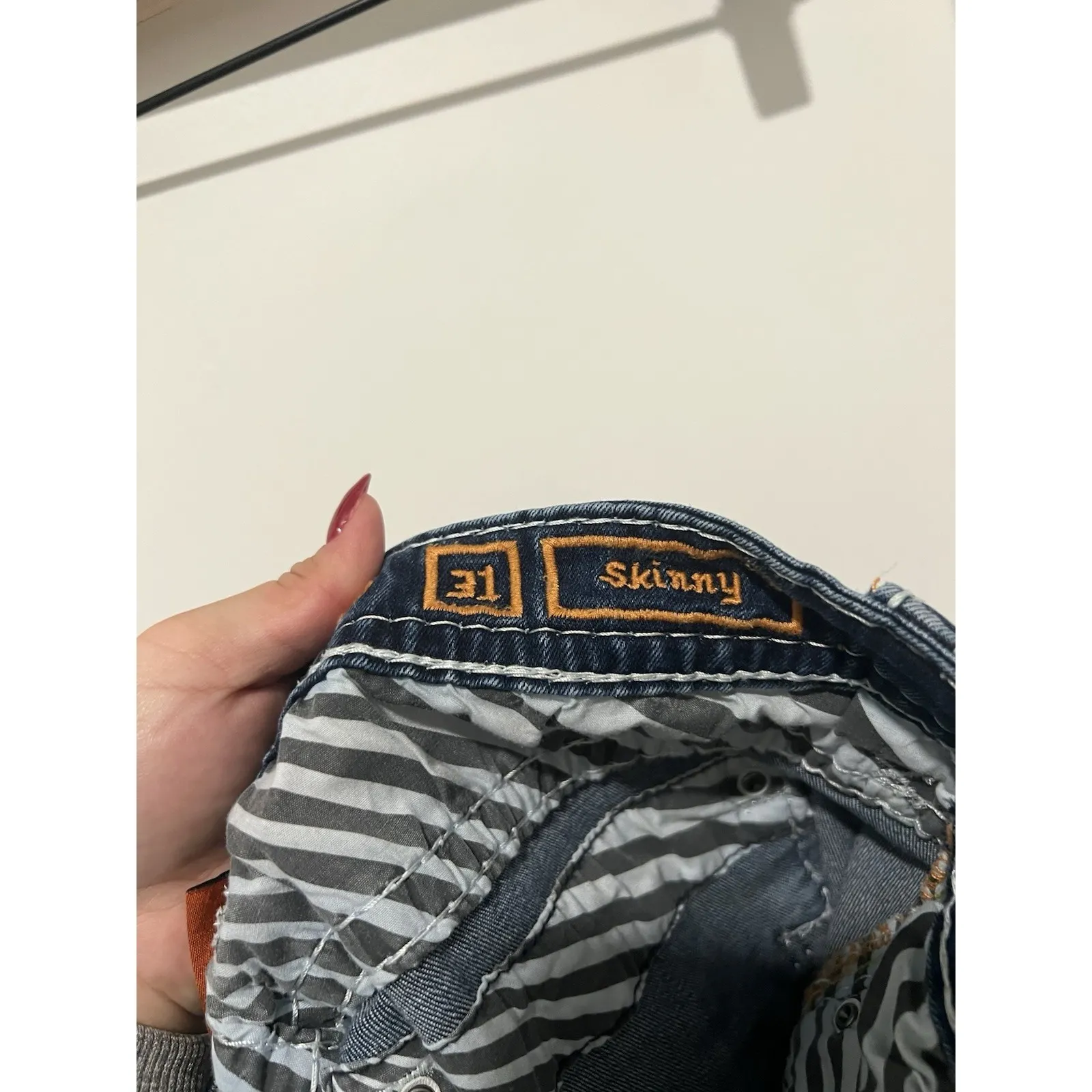 Rock Revival Women's Skinny Jeans Size 31 Yui 5278 Y2K Embroidered - Image 7