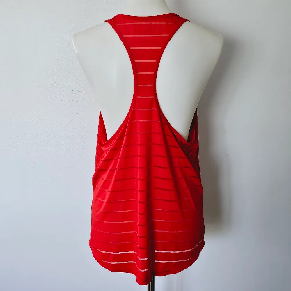 Zyia Red Havana Shadow Stripe Racerback Tank Size XXL - Image 6