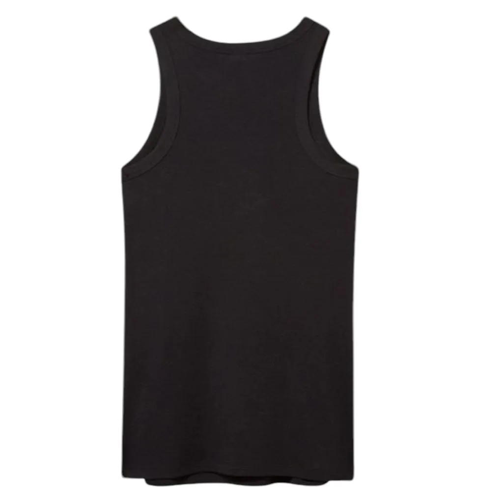 Size 2X: Torrid Sun Moon Black Fitted High Neck Rib Tank - Image 2