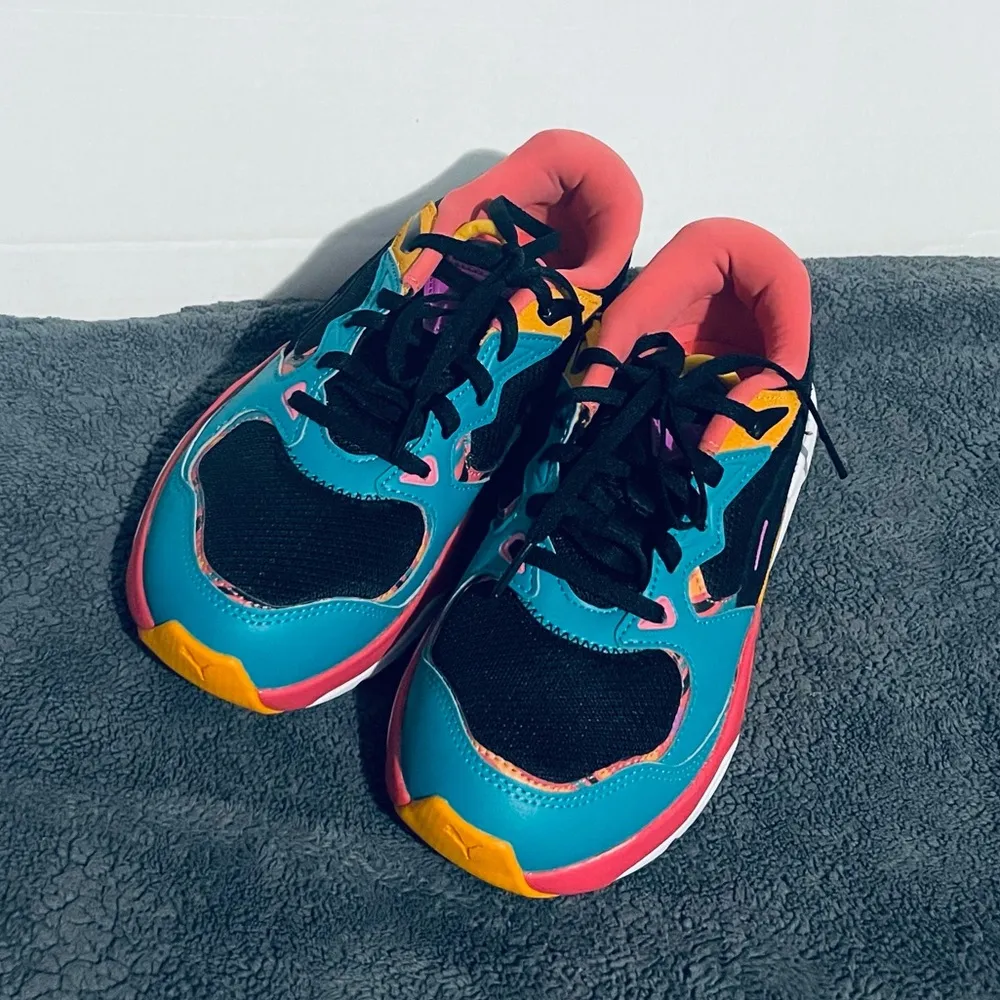 Women's PUMA TRC Mira Lava Sneakers Casual Lace-Up Sneakers 388410-01 Multicolor - Image 2