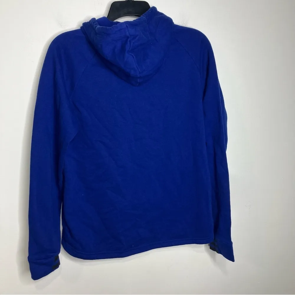 Adidas high low pullover hoodie royal blue black size medium‎ - Image 4