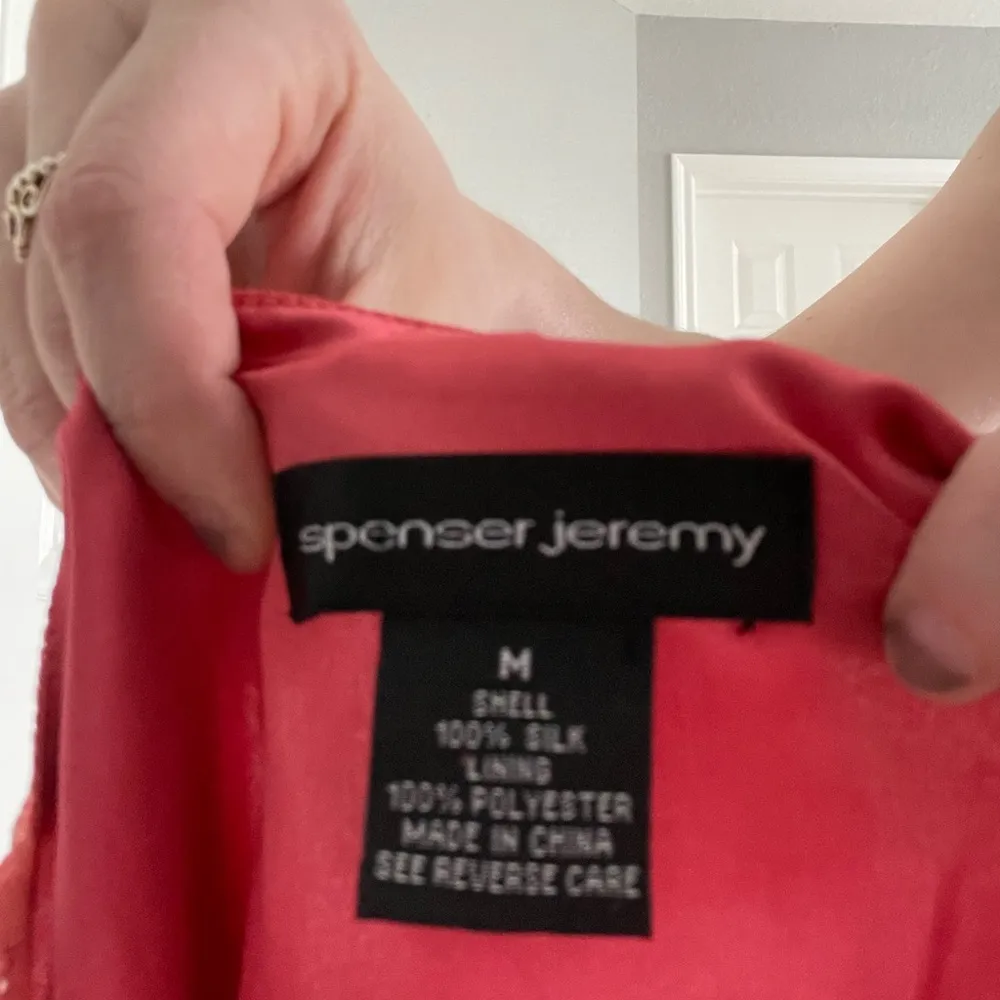 Vintage Beaded Silk Tank Top Size M - Image 7