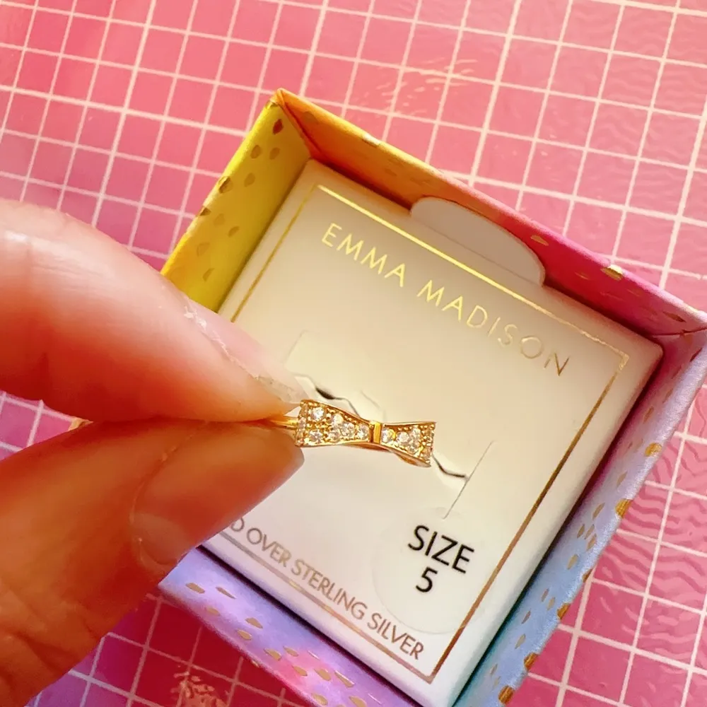 Emma Madison size 5 ring 18kt gold over sterling silver - Image 6