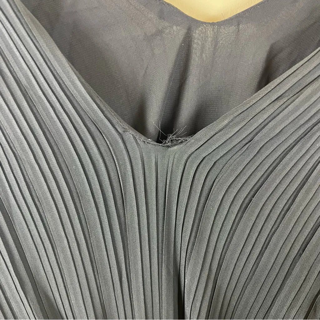 ASTR Pleated Drawstring Waist Maxi Dress - Image 4