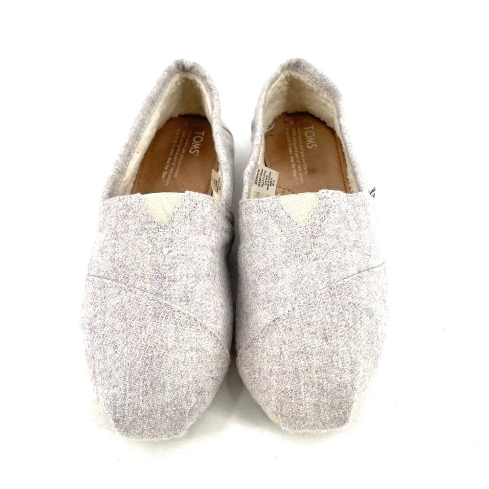 TOMS Classic Alpargata Slip On Flat Faux Fur - Image 2