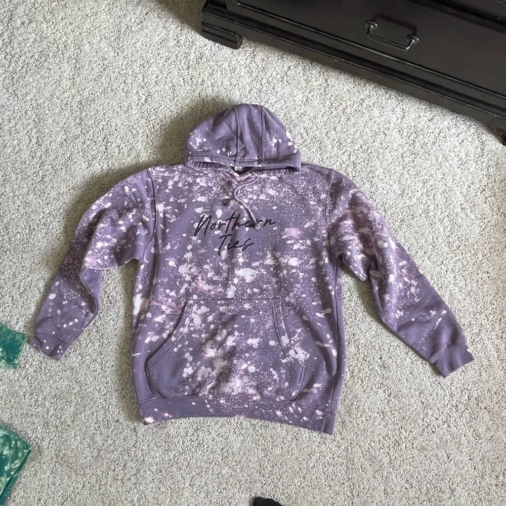 Northern Ties MN Hoodie Purple Size M - Image 2