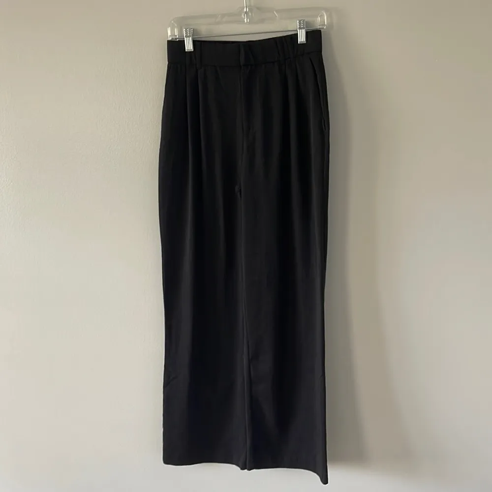 ZARA -  Wide Leg Slacks Black Size Small - Image 2
