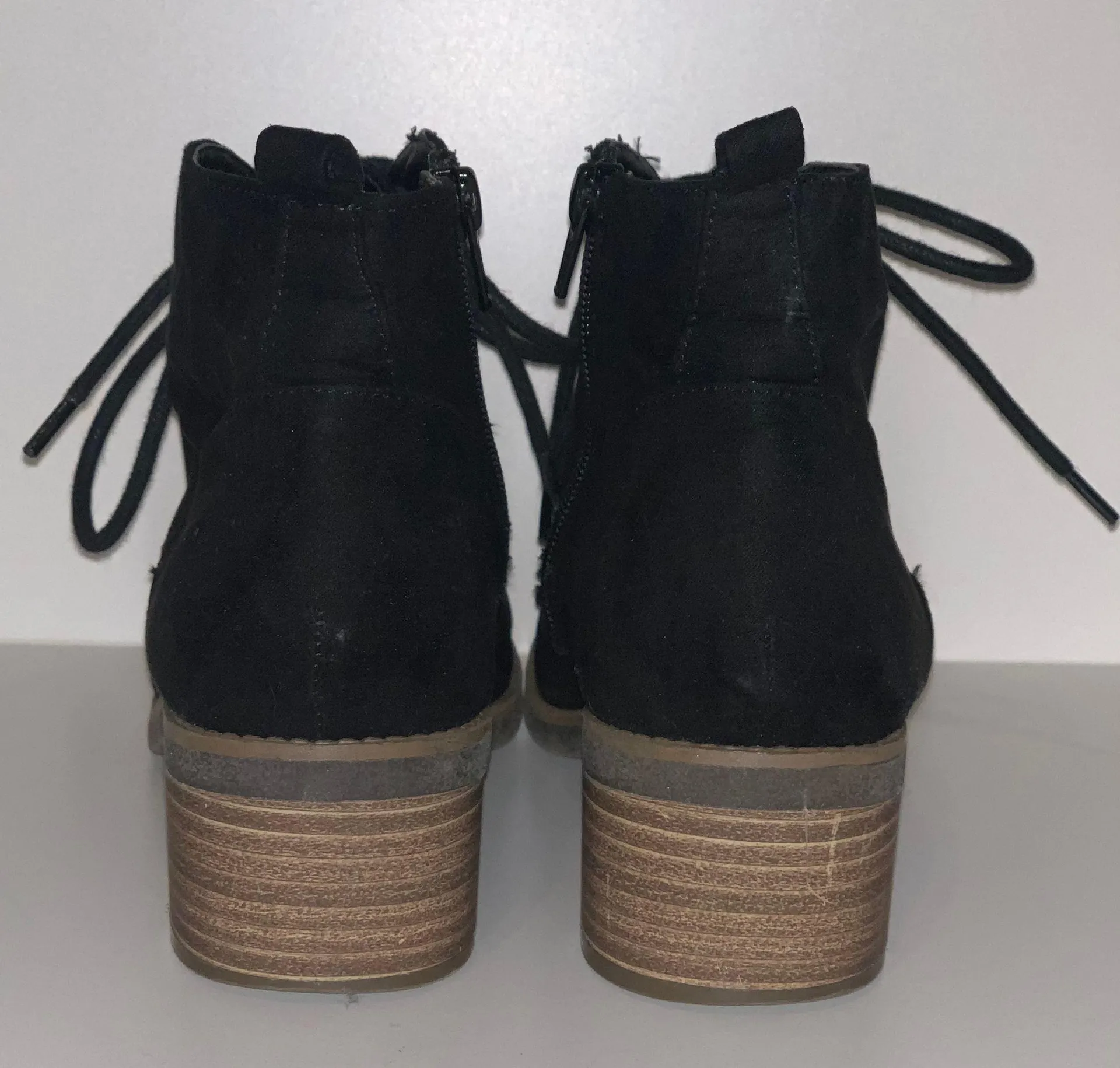 Style & Co Black Lace-up Booties - Image 10