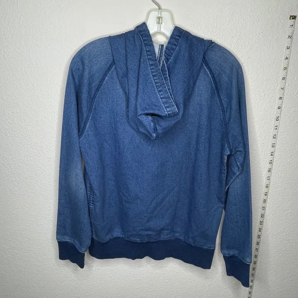 GAP 1969 Pullover Hoodie Blue - Image 5