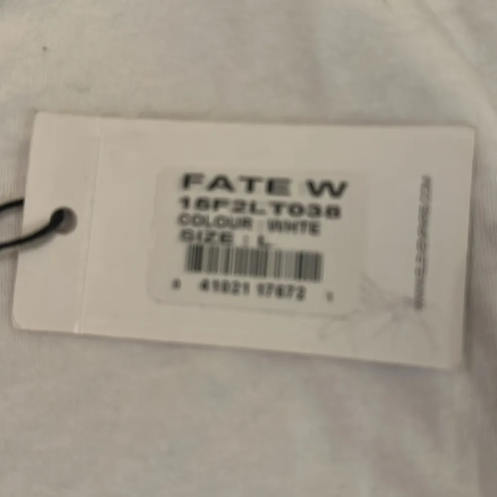 Life is a Joke eleven Paris White Tee with blue velvety letters Kate Is My Ex L - Image 2