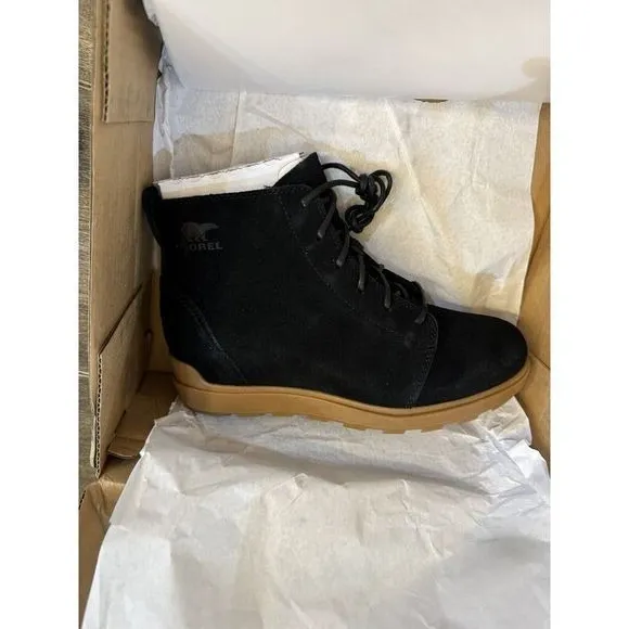 Sorel Women's Evie II Lace Waterproof Bootie Black Gum 2 NWB Size‎ 9.5 - Image 3