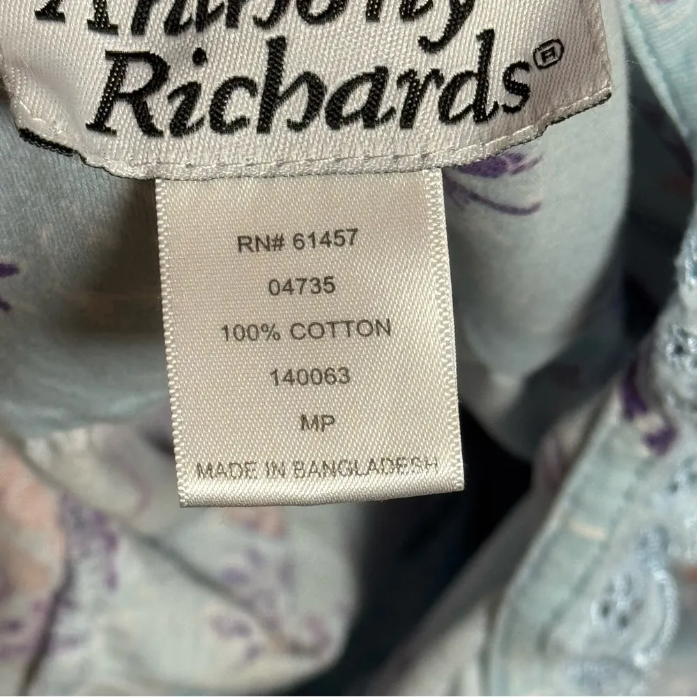 Anthony Richard’s Floral Print Nightgown MP Blue Size undefined - Image 6