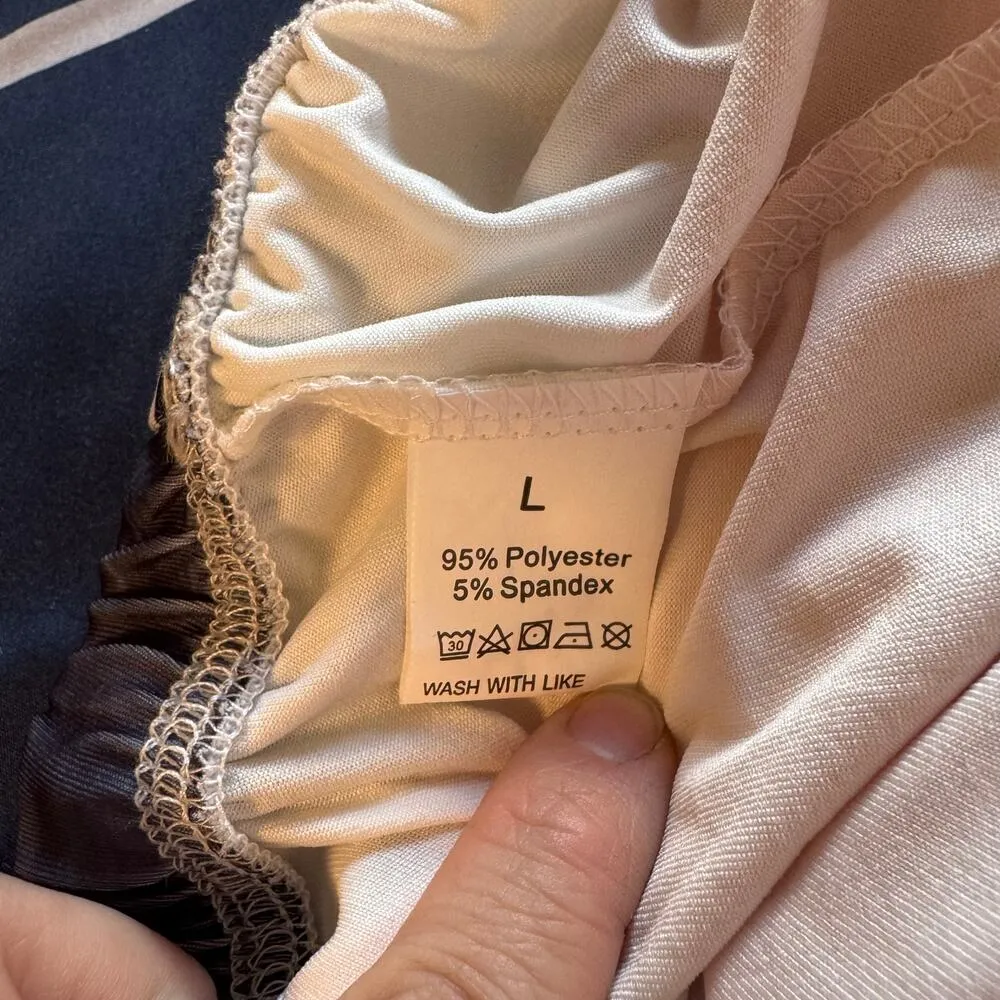 NWOT Women's Size Large 2 Piece Lightweight Tank Top Pink Pajama Set - Image 8