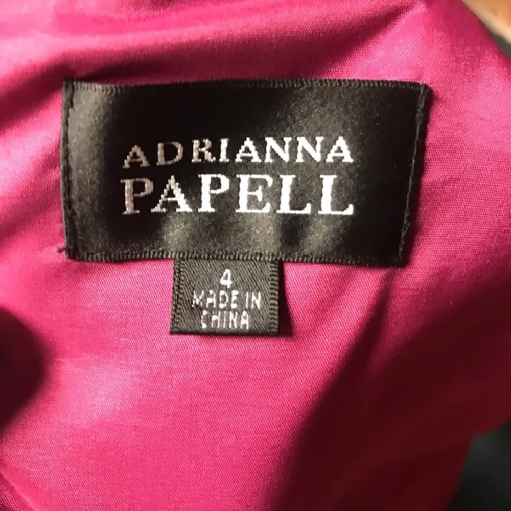 Adrianna Papell iridescent hot pink pencil dress - Image 5