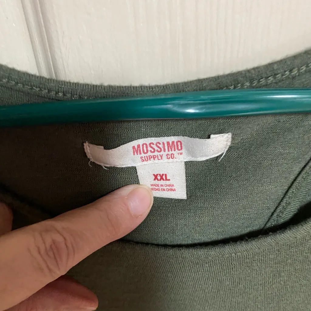 Mossimo Supply Co. Women's Olive Tank Top Green Size XXL - Image 2
