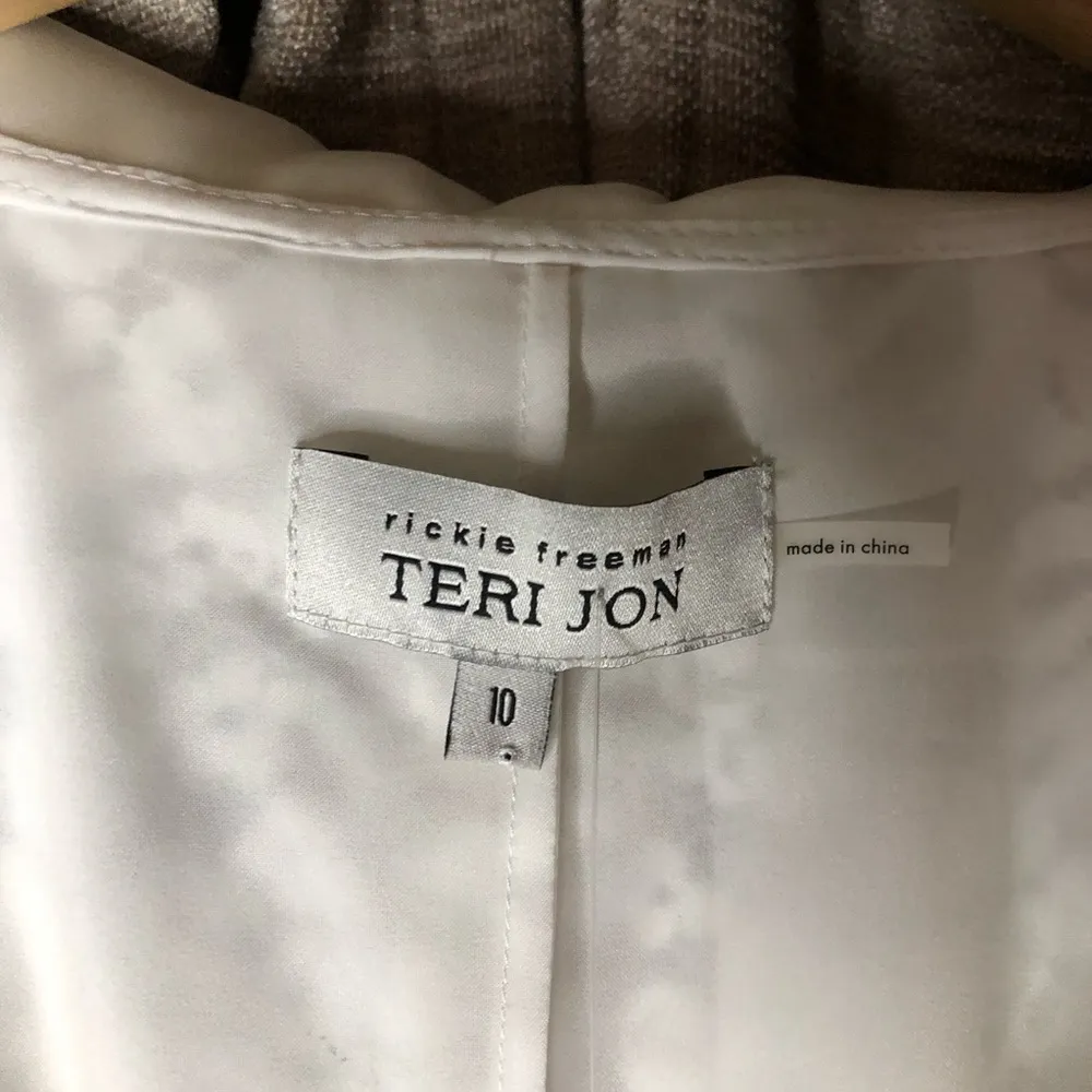 NWT Rickie Freeman Teri Jon White Lace Jacket Size 10 - Image 5