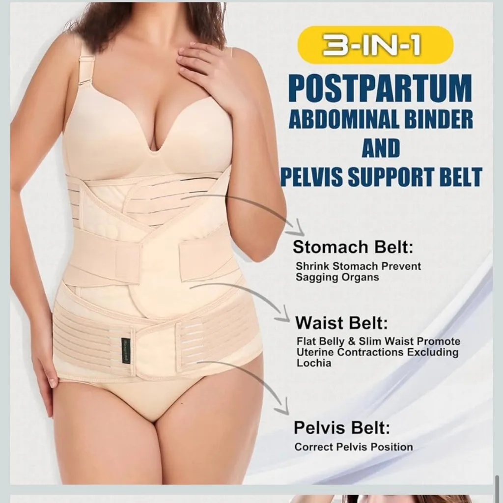 NEW 3 in 1 Postpartum Belly Support Recovery Wrap - Image 7