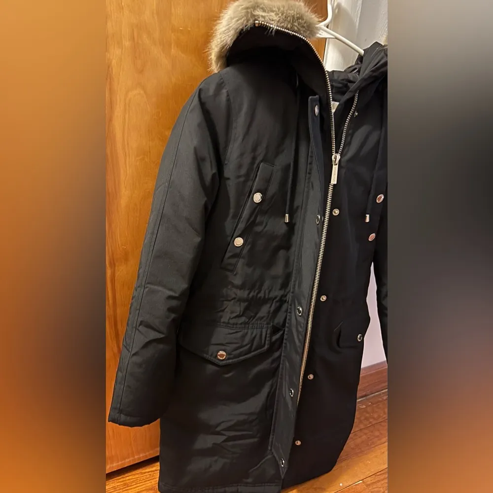 ✨ Missy Faux Fur Down Fill Anorak Winter Puffer Jacket Coat XSmall - Image 6