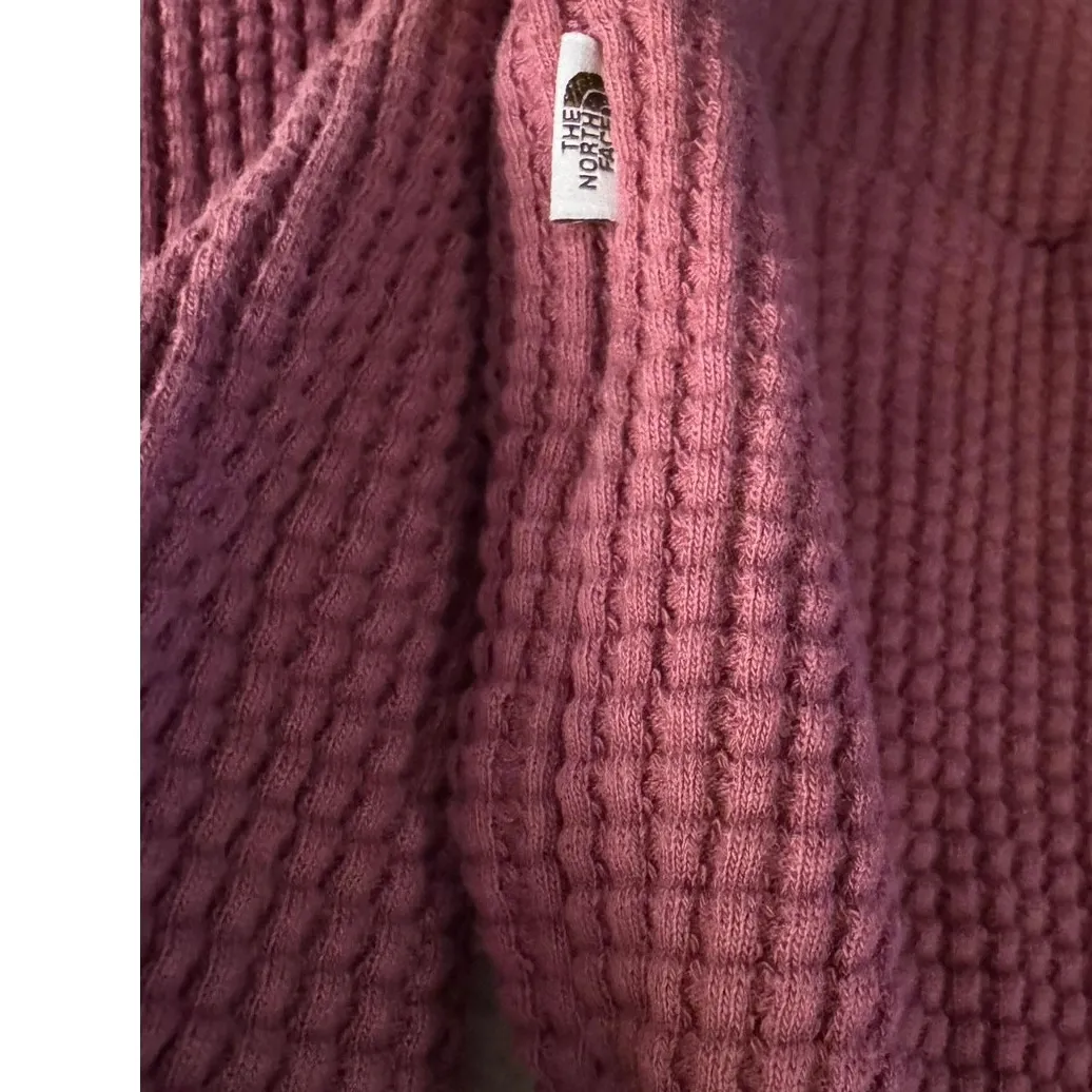 The North Face Women's Long Sleeve Mock Neck Chabot Thermal Knit Sweater, Large - Image 3