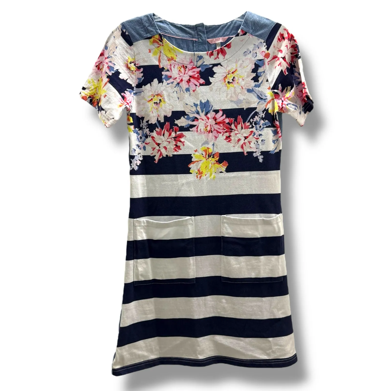 Joules‎ Women's Seren Jersey Woven Mix Dress - Image 3