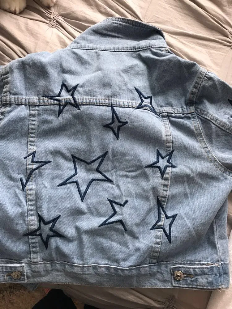 Star Jean Jacket Blue - Image 2