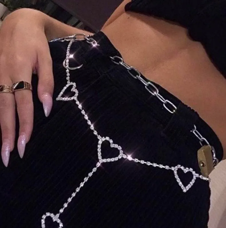 Y2k gems 2000’s Diamond Belt - Image 2