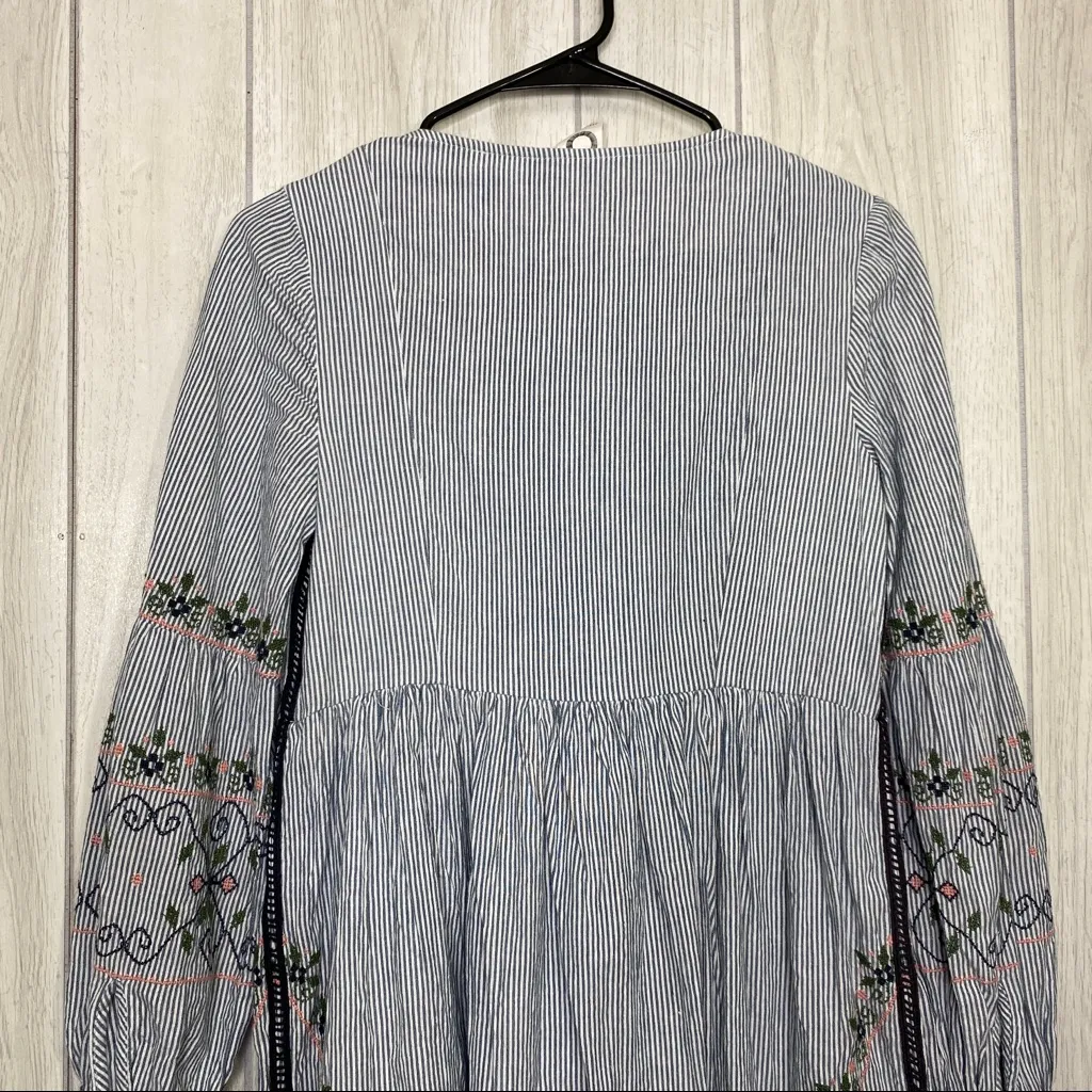 Anthropologie Akemi + Kin Maddie Boho Embroidered Dress size 0 *FLAWED* - Image 6