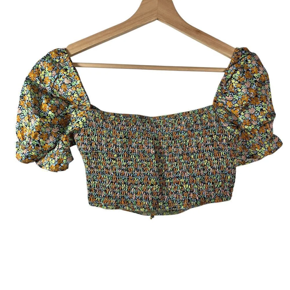 New Women’s Maaji Blossom Briella Cover-Up Crop Top Size S - Image 7