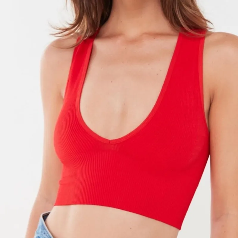 Urban Outfitters Out From Under Hailey Seamless Bra Top Red size M - Image 1