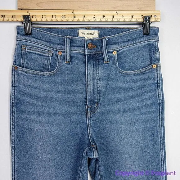 NEW Madewell Stovepipe‎ Jeans in Leaside Wash, 28 - Image 6