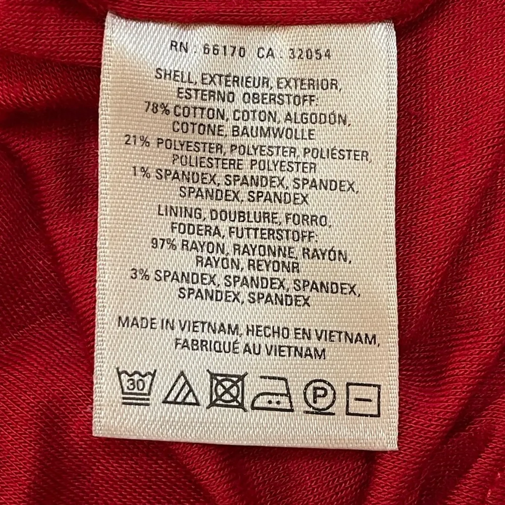 Maeve Anthropologie  Womens Medium Splitshade Red Pullover Tulip Dress size M - Image 10