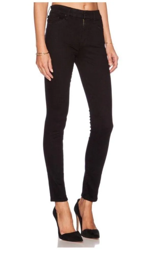 Mother High Waisted Looker Crop in Not Guilty Black Size 27 - Image 2