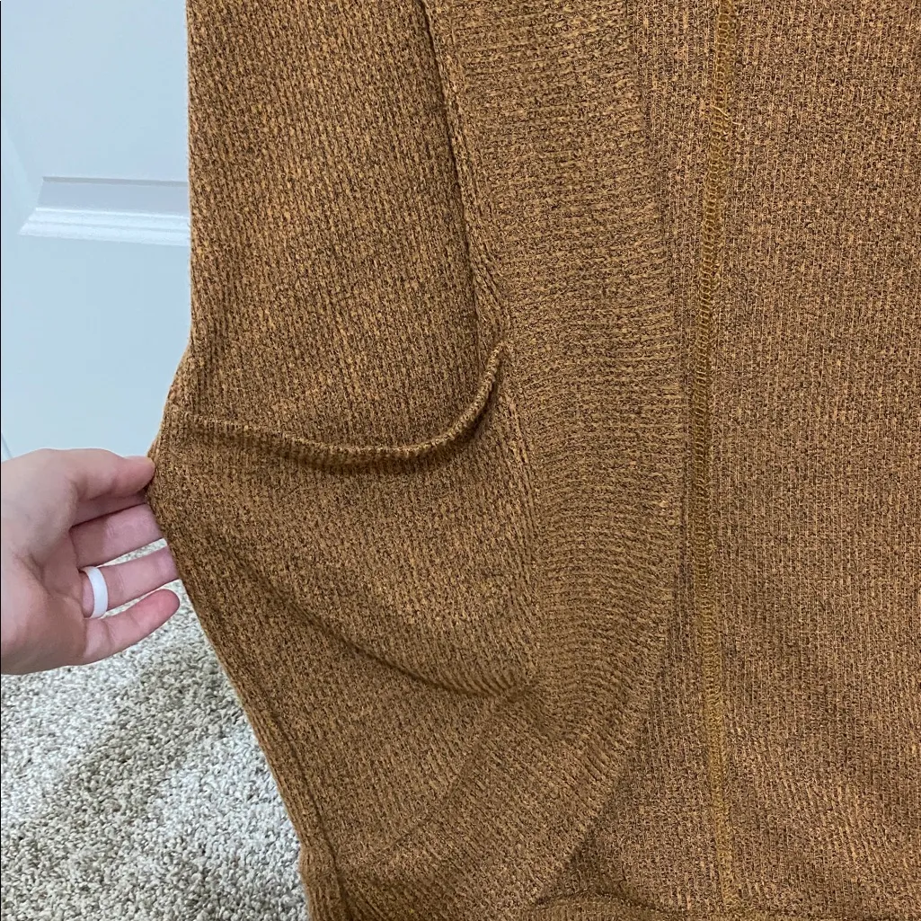 Z Supply Tan Open Front Cardigan - Image 5