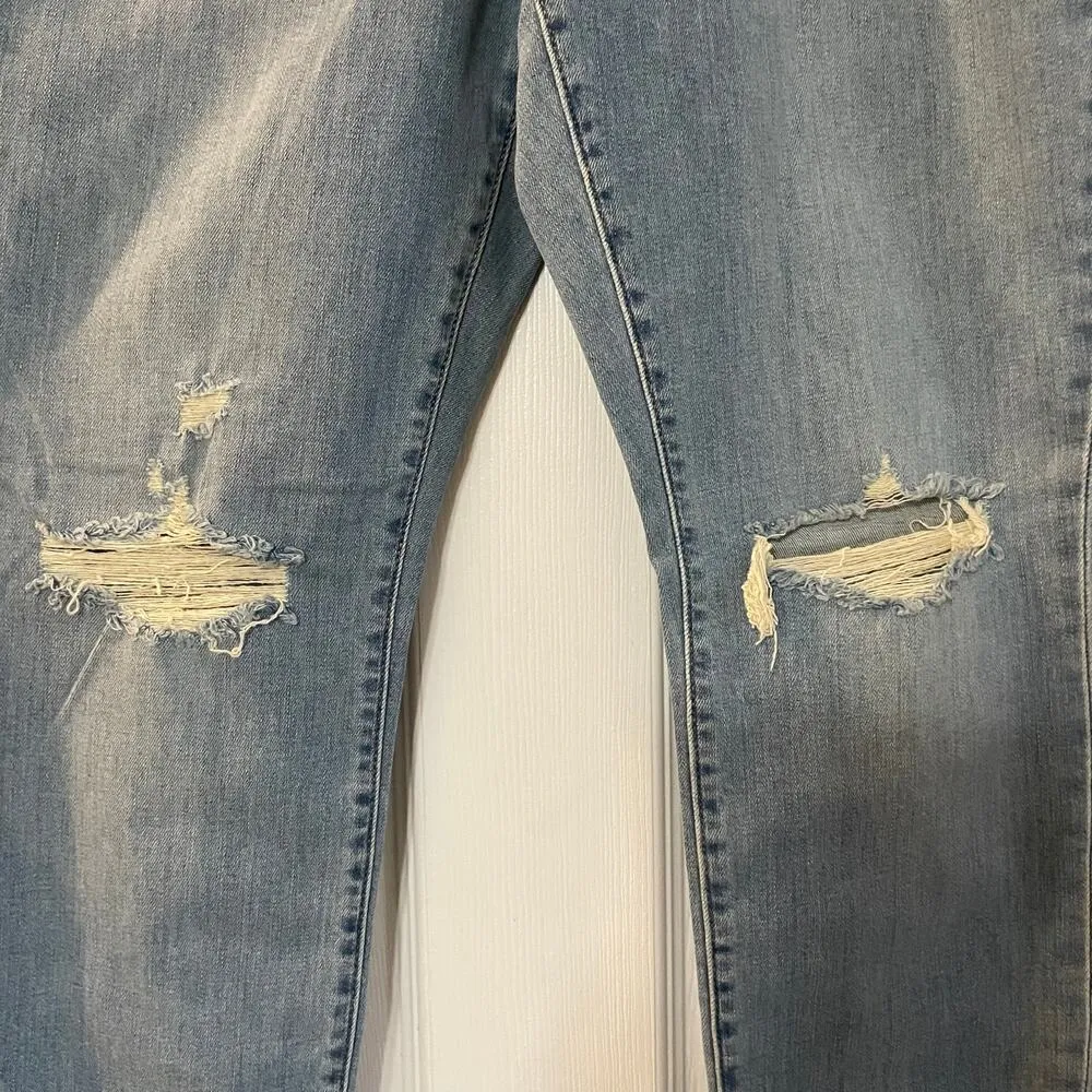 NWT Universal Thread Jeans Womens  Button Fly High Rise Skinny Blue Size 12/31 - Image 2