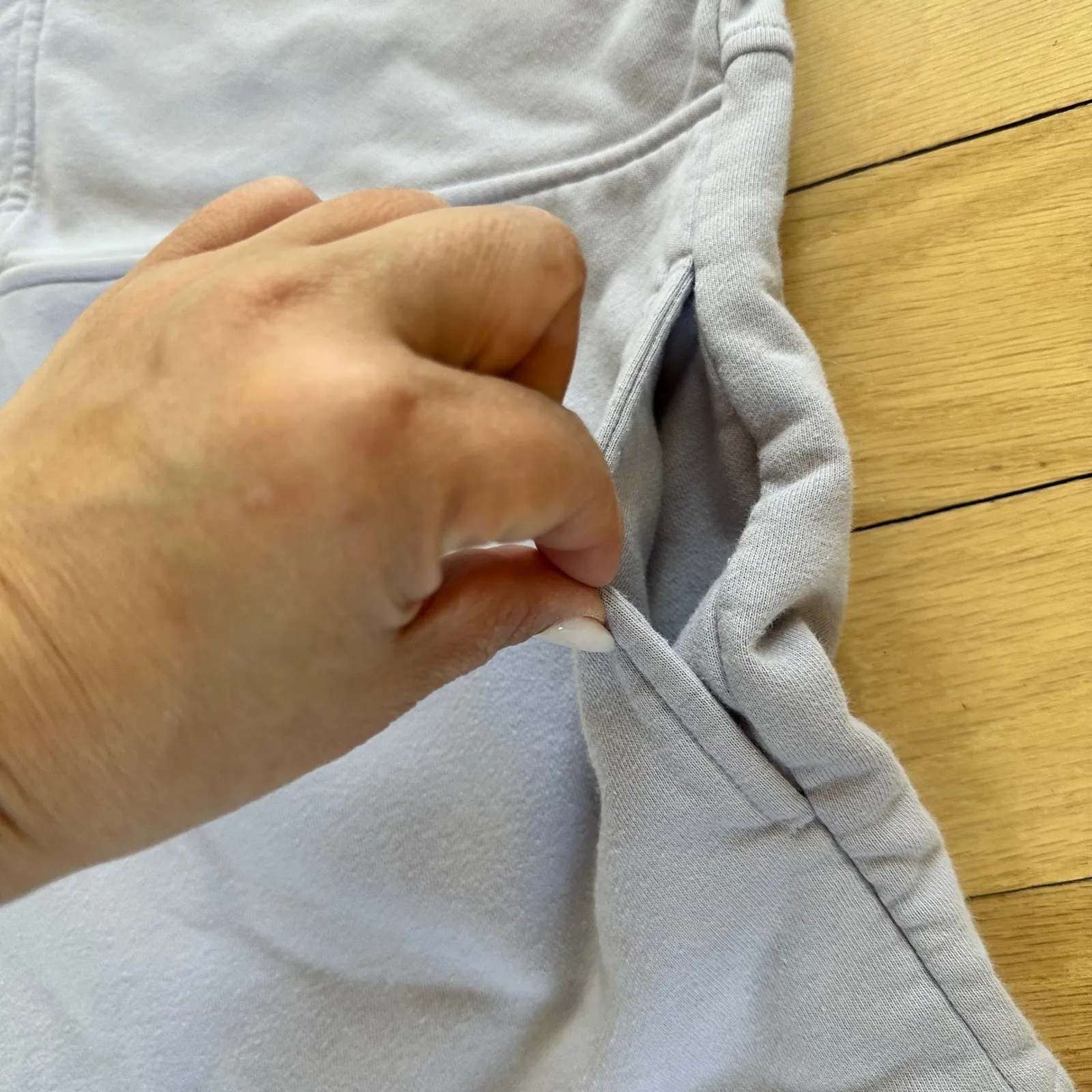 Allfenix Quarter Zip Pullover Sweatshirt Lavender‎ Purple Comfy Casual L Size L - Image 4