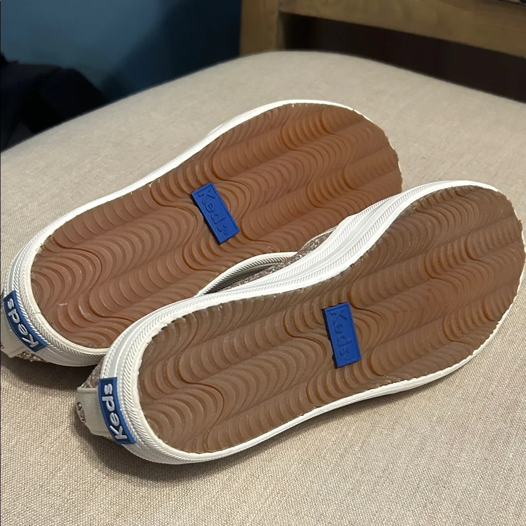 Keds for Kate Spade Glittery Slip-On Shoes, Size 5 - Image 6