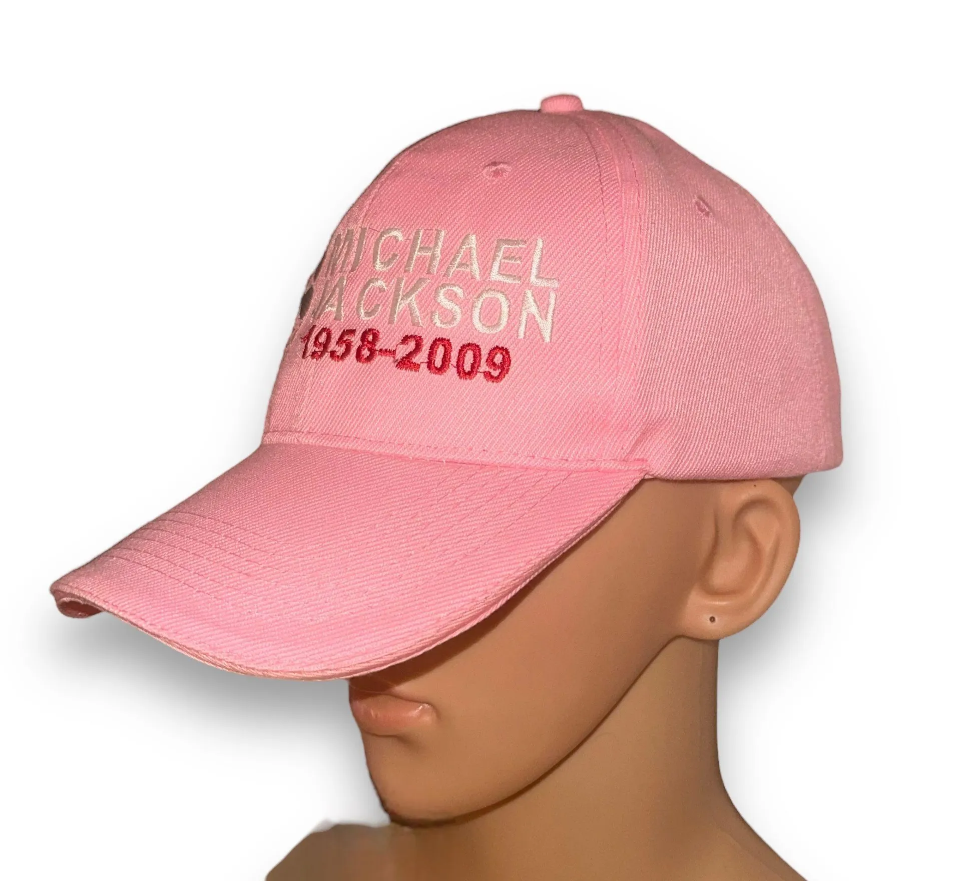 Michael Jackson Memorial Baseball Cap Pink - Image 2