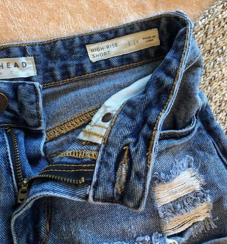 PacSun Distressed Denim Shorts - Image 2